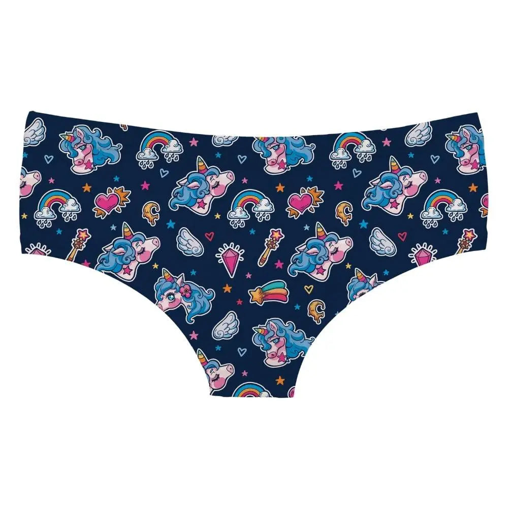 Kawaii Pastel Goth Magical Unicorn Panties In Stock - underwear