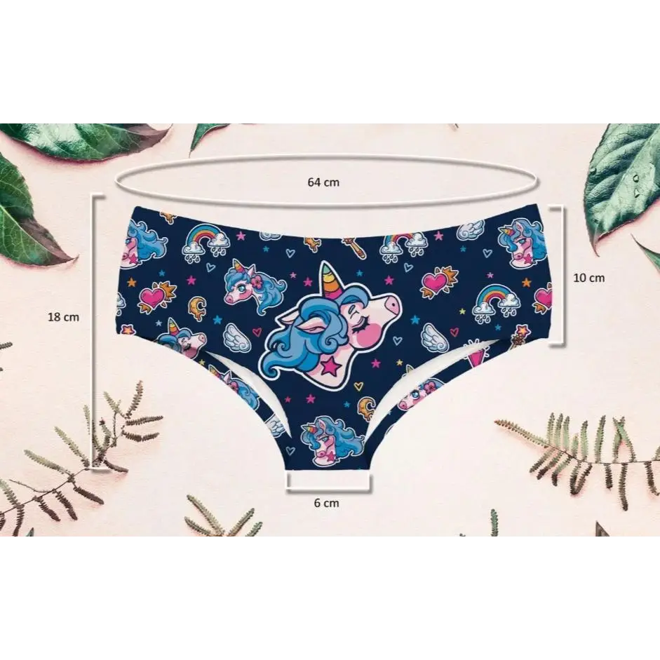 Kawaii Pastel Goth Magical Unicorn Panties In Stock - underwear