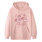 Kawaii Pastel Pink Pig Candy Jar Hoodie for Cozy Sweet Style - S - hoodie