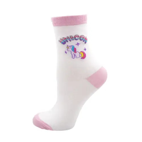 Pink Unicorn Pastel Socks Kawaii Fairy Kei Cute Fashion