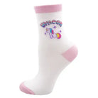 Kawaii Pastel Unicorn Socks in Pink White or Grey - socks