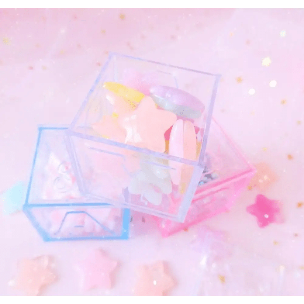 Kawaii Pink Block Storage Building Blocks 3x3cm Available - Cosparty