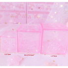 Kawaii Pink Block Storage Building Blocks 3x3cm Available - storage