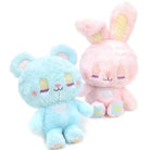 Kawaii Pink Bunny and Blue Bear Plush Available Now Org In Stock - Cosparty