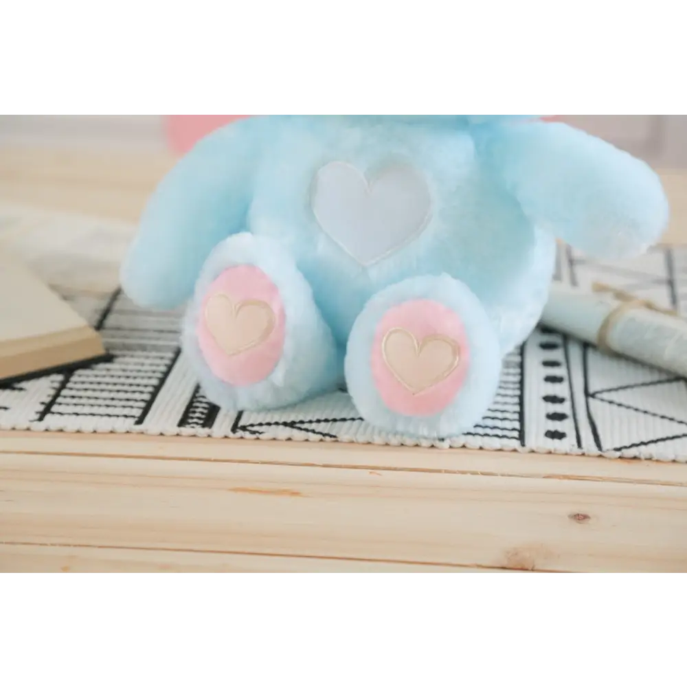 Kawaii Pink Bunny and Blue Bear Plush Available Now Org In Stock - stuffed animal