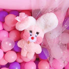 Kawaii Pink Bunny Plush for Cosparty and Fairy Kei Aesthetics - stuffed animal