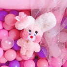 Kawaii Pink Bunny Plush for Cosparty and Fairy Kei Aesthetics - Cosparty