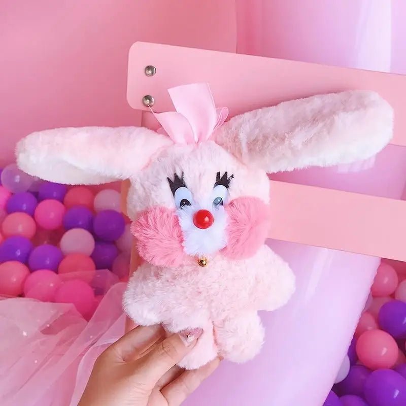 Kawaii Pink Bunny Plush for Cosparty and Fairy Kei Aesthetics - Cosparty