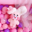 Kawaii Pink Bunny Plush for Cosparty and Fairy Kei Aesthetics - Cosparty