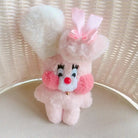 Kawaii Pink Bunny Plush for Cosparty and Fairy Kei Aesthetics - stuffed animal