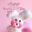 Kawaii Pink Bunny Plush for Cosparty and Fairy Kei Aesthetics - stuffed animal