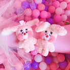 Kawaii Pink Bunny Plush for Cosparty and Fairy Kei Aesthetics - Cosparty