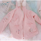 Kawaii Pink Bunny Windbreaker Winter Jacket - coat