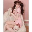 Kawaii Pink Princess Dress with Cozy Academia Vibes - Cosparty