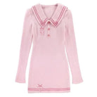 Kawaii Pink Princess Sweater Dress for Cozy Angel Vibes - dress