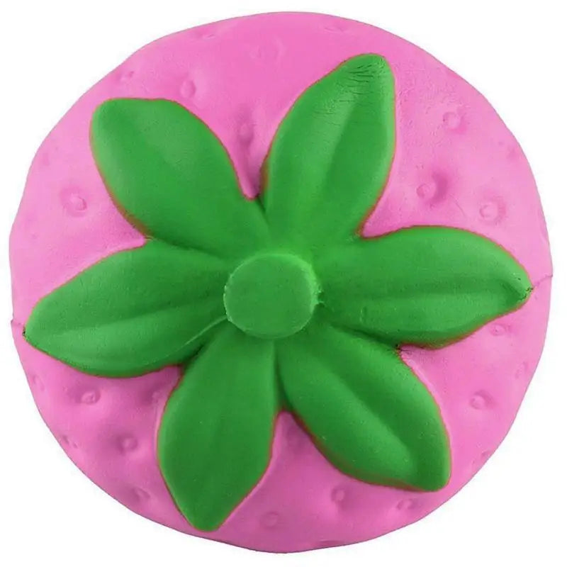 Kawaii Pink Strawberry Squishy Stress Reliever Toy - squishy