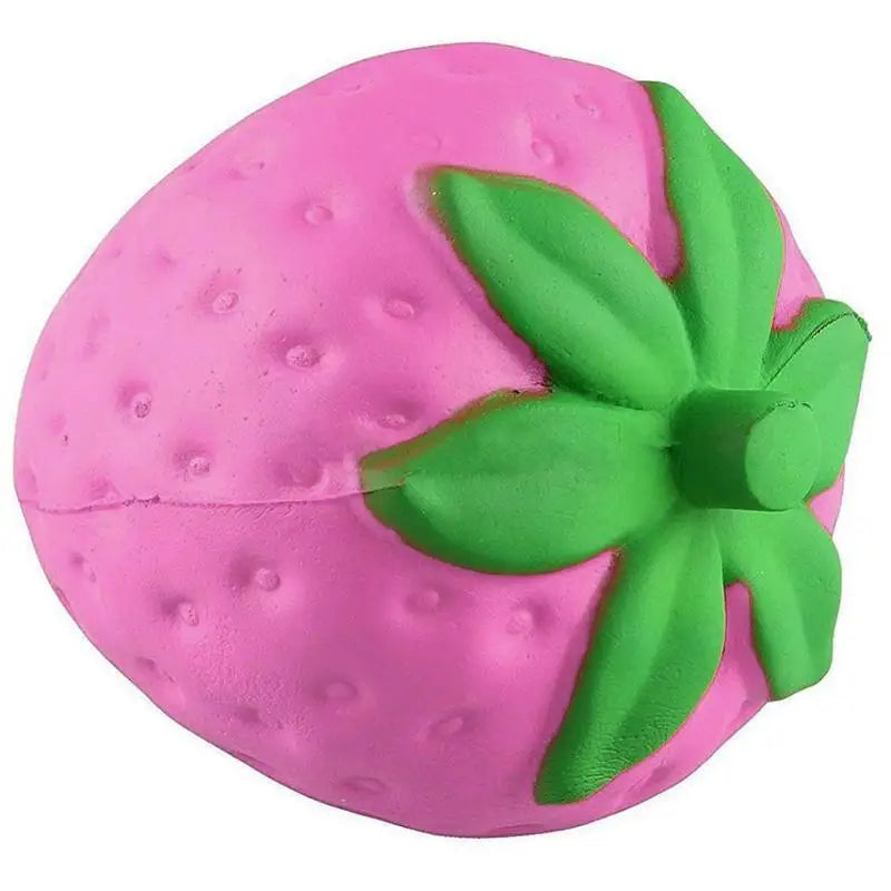 Kawaii Pink Strawberry Squishy Stress Reliever Toy - squishy