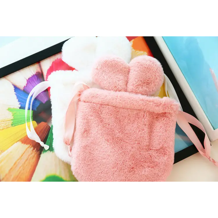 Kawaii Plush Bunny Bag for Pastel Princesses and Cosplay Events - Purse