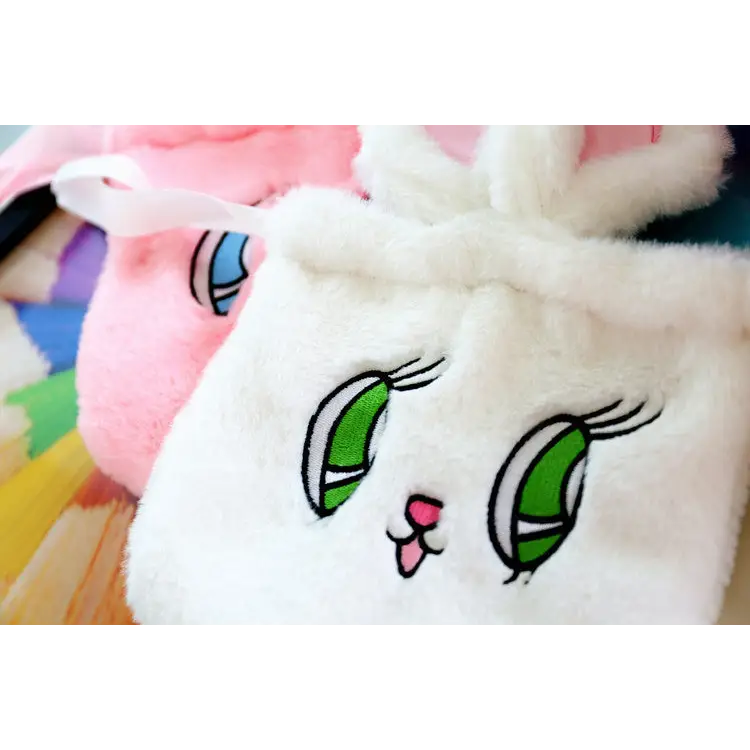 Kawaii Plush Bunny Bag for Pastel Princesses and Cosplay Events - Purse