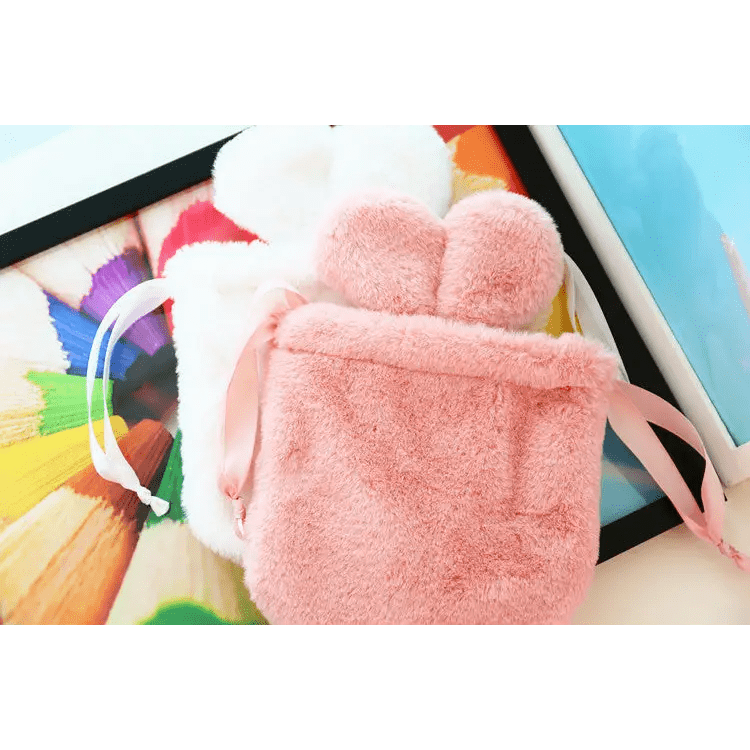 Kawaii Plush Bunny Bag for Pastel Princesses and Cosplay Events - Cosparty