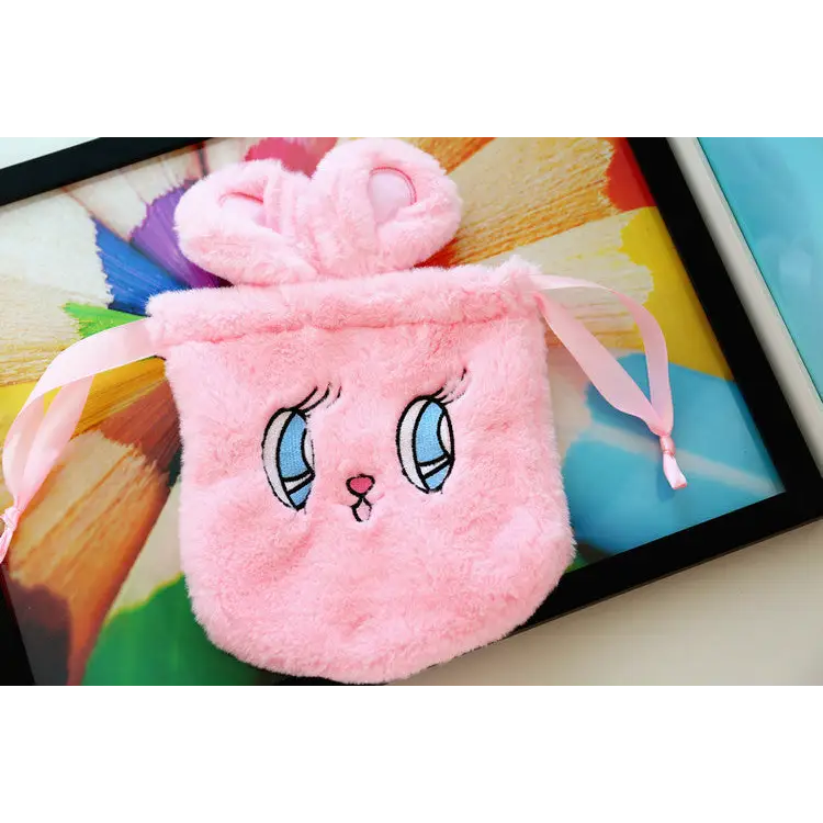 Kawaii Plush Bunny Bag for Pastel Princesses and Cosplay Events - Light Pink - Purse