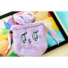 Kawaii Plush Bunny Bag for Pastel Princesses and Cosplay Events - Purple - Purse