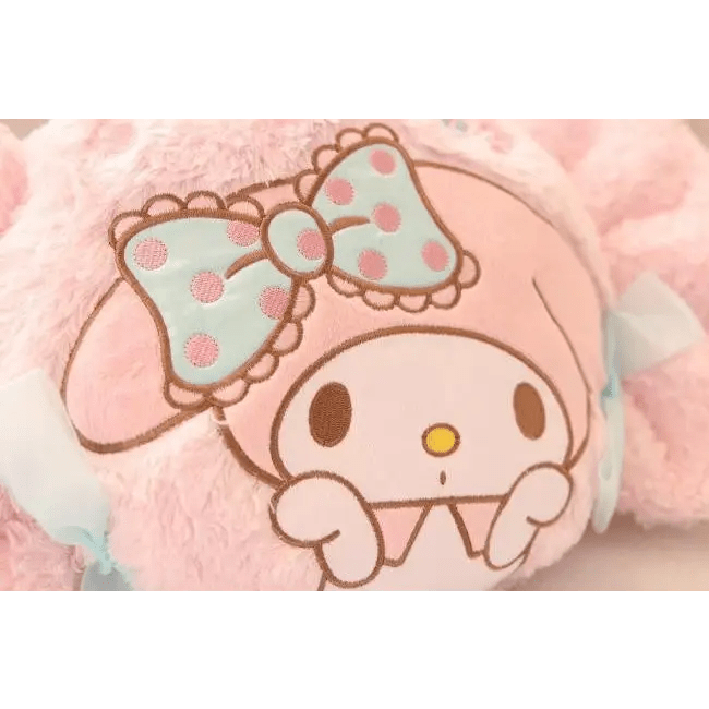 Kawaii Plush Pillow in Soft Pink with Adorable Designs - Cosparty