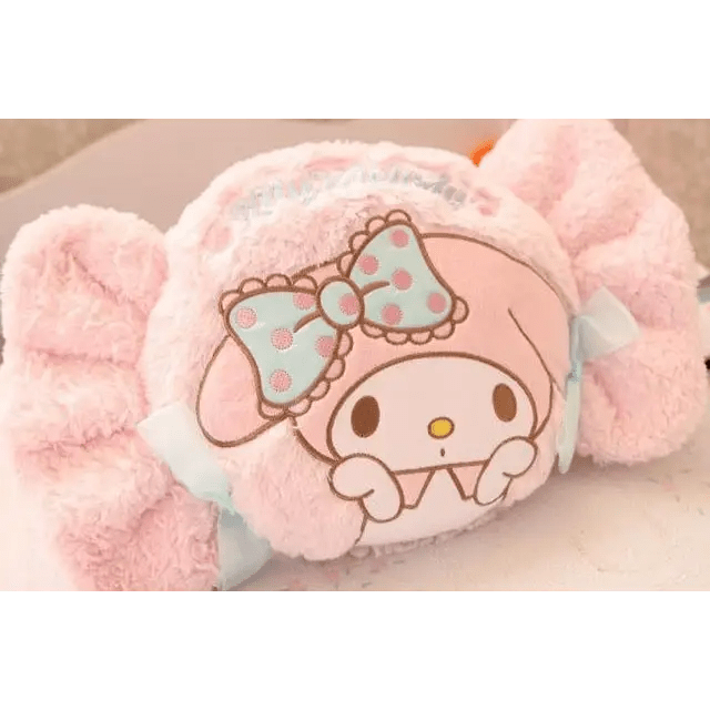 Kawaii Plush Pillow in Soft Pink with Adorable Designs - Cosparty
