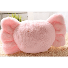 Kawaii Plush Pillow in Soft Pink with Adorable Designs - Cosparty