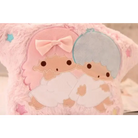 Kawaii Plush Pillow in Soft Pink with Adorable Designs - Plush