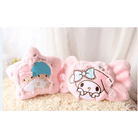 Kawaii Plush Pillow in Soft Pink with Adorable Designs - Cosparty