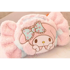 Kawaii Plush Pillow in Soft Pink with Adorable Designs - Plush