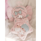 Kawaii Plush Pillow in Soft Pink with Adorable Designs - Cosparty