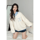 Kawaii Prepstar Sailor Pullover Sweater for Cute Cosplay Events - Cosparty