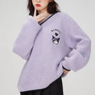 Kawaii prepstar sailor pullover sweater - cable knit - cinnamoroll - skirt -