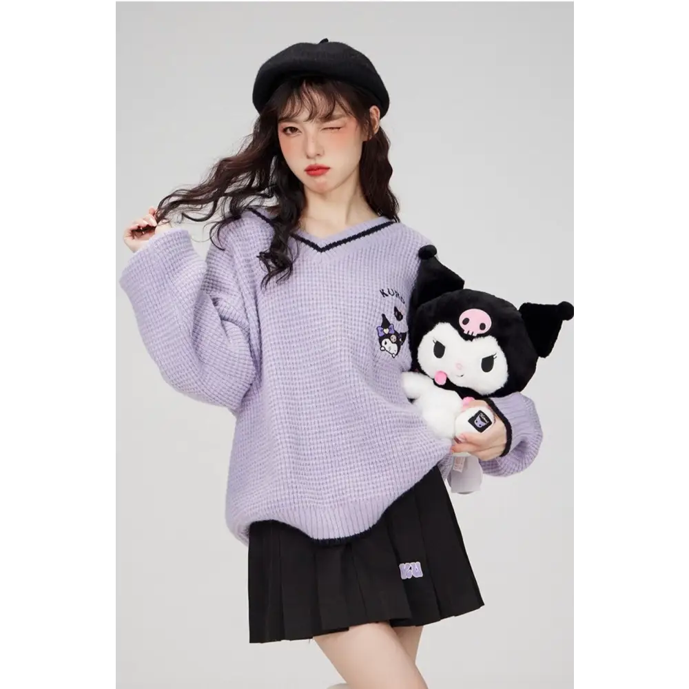 Kawaii Prepstar Sailor Pullover Sweater for Cute Cosplay Events - sweater