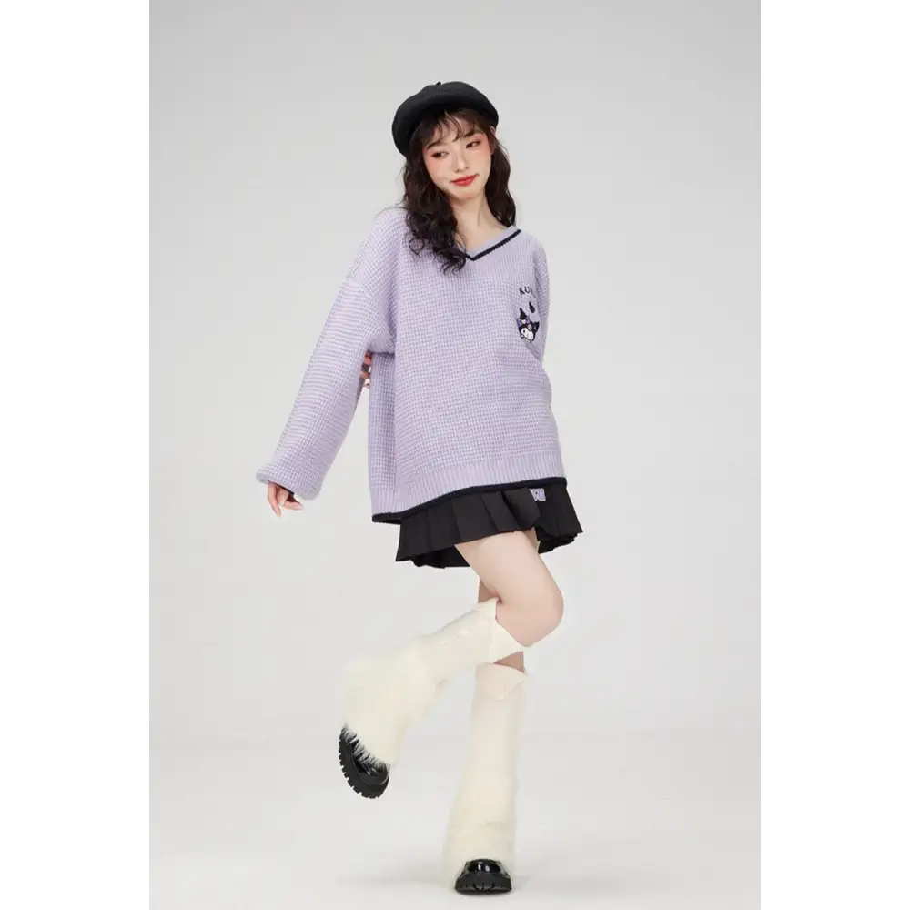 Kawaii Prepstar Sailor Pullover Sweater for Cute Cosplay Events - sweater