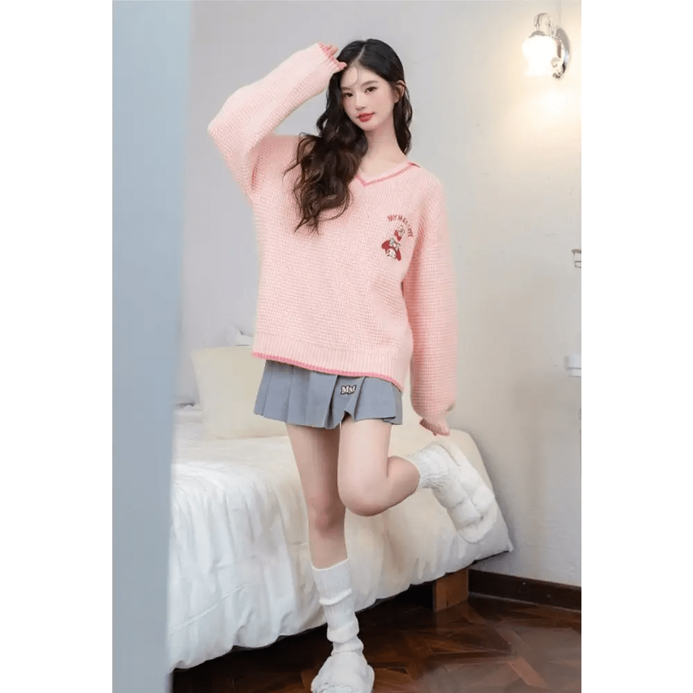 Kawaii Prepstar Sailor Pullover Sweater for Cute Cosplay Events - Cosparty