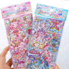 Kawaii Puffy Glitter Princess Stickers for Kids - Cosparty