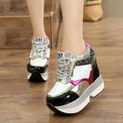 Kawaii Punk Rock Sequin Shoes Inspired by Harajuku Street Fashion - Cosparty