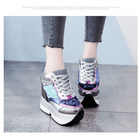 Kawaii Punk Rock Sequin Shoes Inspired by Harajuku Street Fashion - Cosparty
