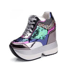 Kawaii Punk Rock Sequin Shoes Inspired by Harajuku Street Fashion - Cosparty