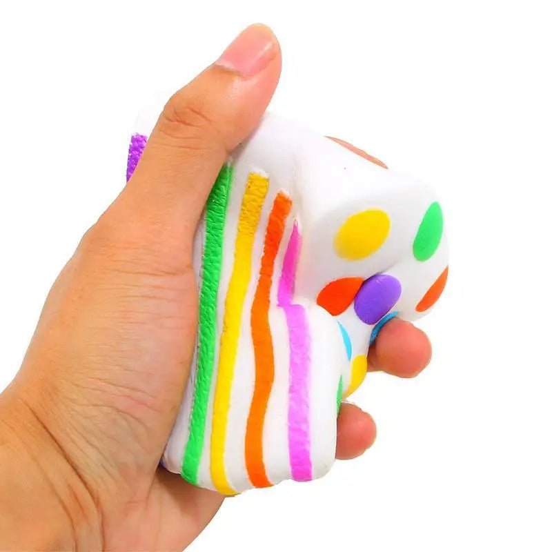 Kawaii Rainbow Birthday Cake Squishy Stress Reliever Toy - Cosparty