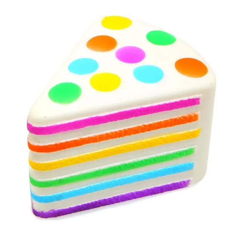 Kawaii Rainbow Birthday Cake Squishy Stress Reliever Toy - Cosparty