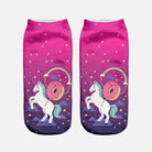 Donut Unicorn Womens Socks Kawaii Magical Enchanted My Little Pony