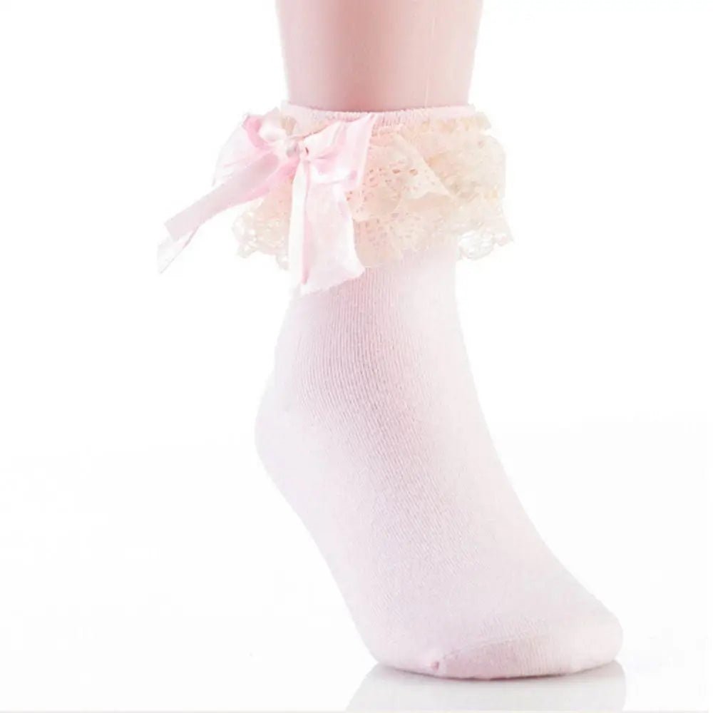 Kawaii Ruffled Trim Ankle Socks for a Cute Fashion Boost - Cosparty