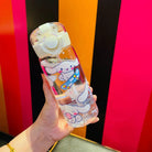 Kawaii Sanrio Water Bottle with Flip Top and Straw - Cosparty