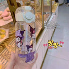 Kawaii Sanrio Water Bottle with Flip Top and Straw - water bottle