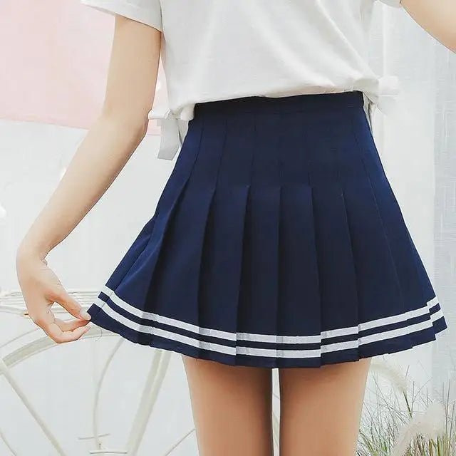 Kawaii School Girl Tennis Skirt with Perfect Pleating - Cosparty