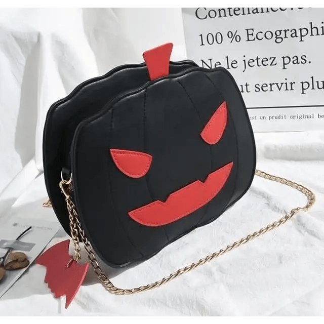 Kawaii Spooky Jack - O - Lantern Pumpkin Bag in New Condition - Cosparty